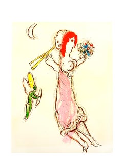 Vintage Marc Chagall - Daphnis and Chloé - Original Lithograph