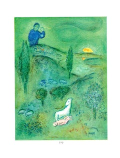Marc Chagall 'Decouverte de Daphins par Lamon' 1963, Mid Century