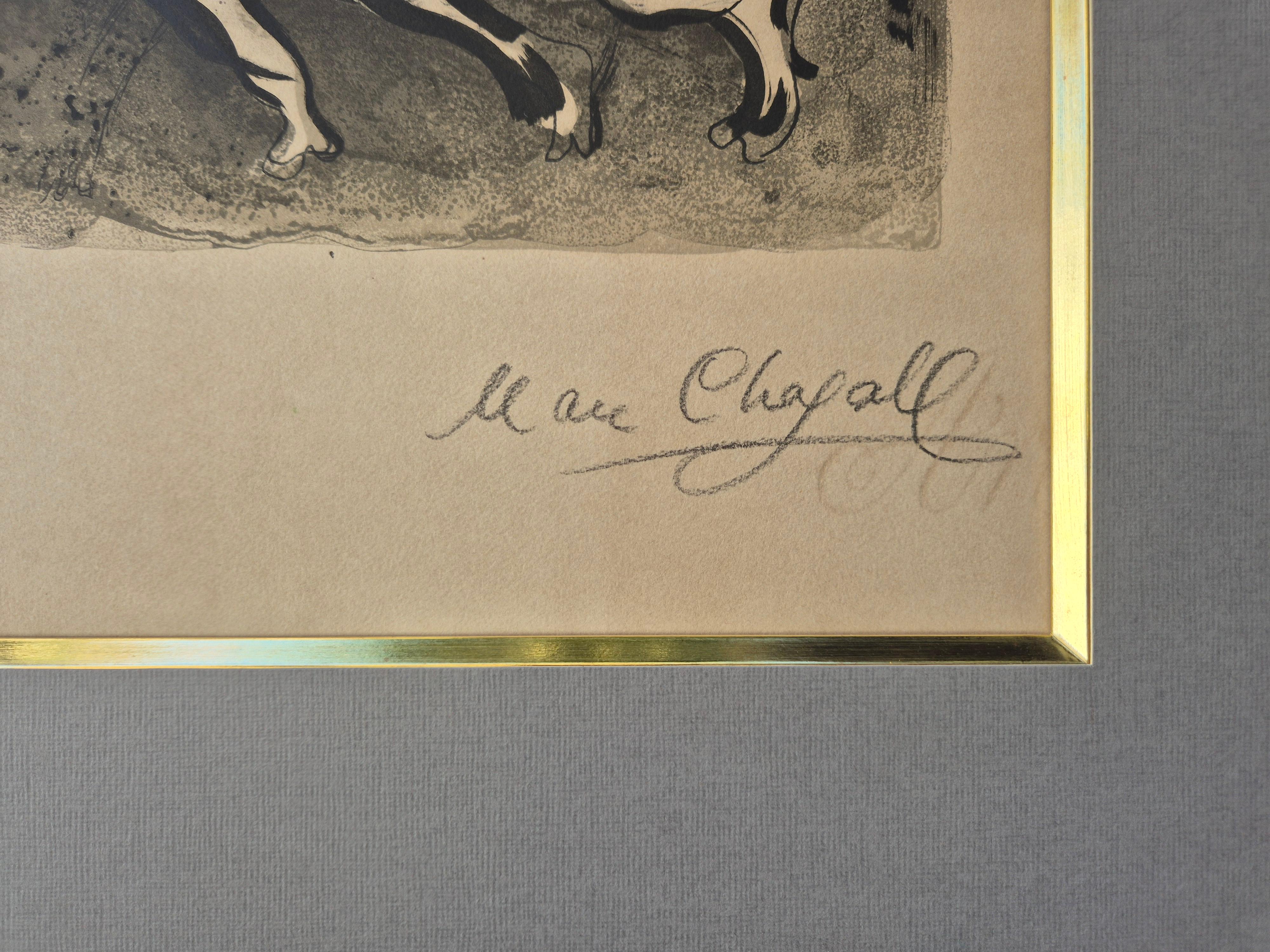 Marc Chagall -- Der Engel (The Angel) For Sale 3
