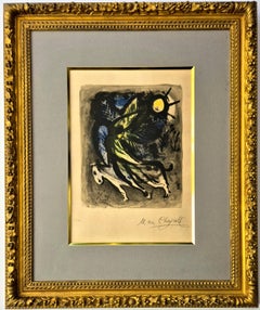 Vintage Marc Chagall -- Der Engel (The Angel)