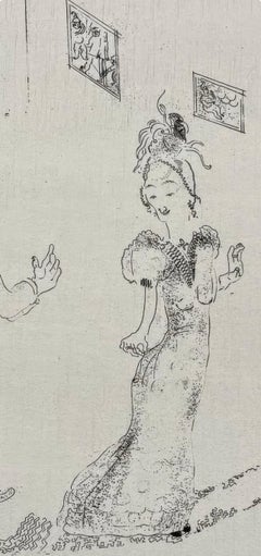 Marc Chagall, La cena è servita, da Anime morte, 1923-1927