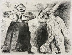 Marc Chagall, Dispute Between Pliouchkine and Mavra, from Dead Souls, 1923–1927