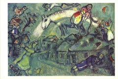 Marc Chagall 'DLM No. 182 Pages 12, 13' 1969- Vintage Offset de Mourlot
