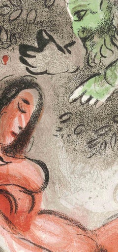Marc Chagall, Die von Gott verfluchte Eva, aus Zeichnungen für die Bibel, 1956