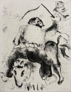 Marc Chagall, Father Mitiai and Father Miniai, from Dead Souls, 1923–1927