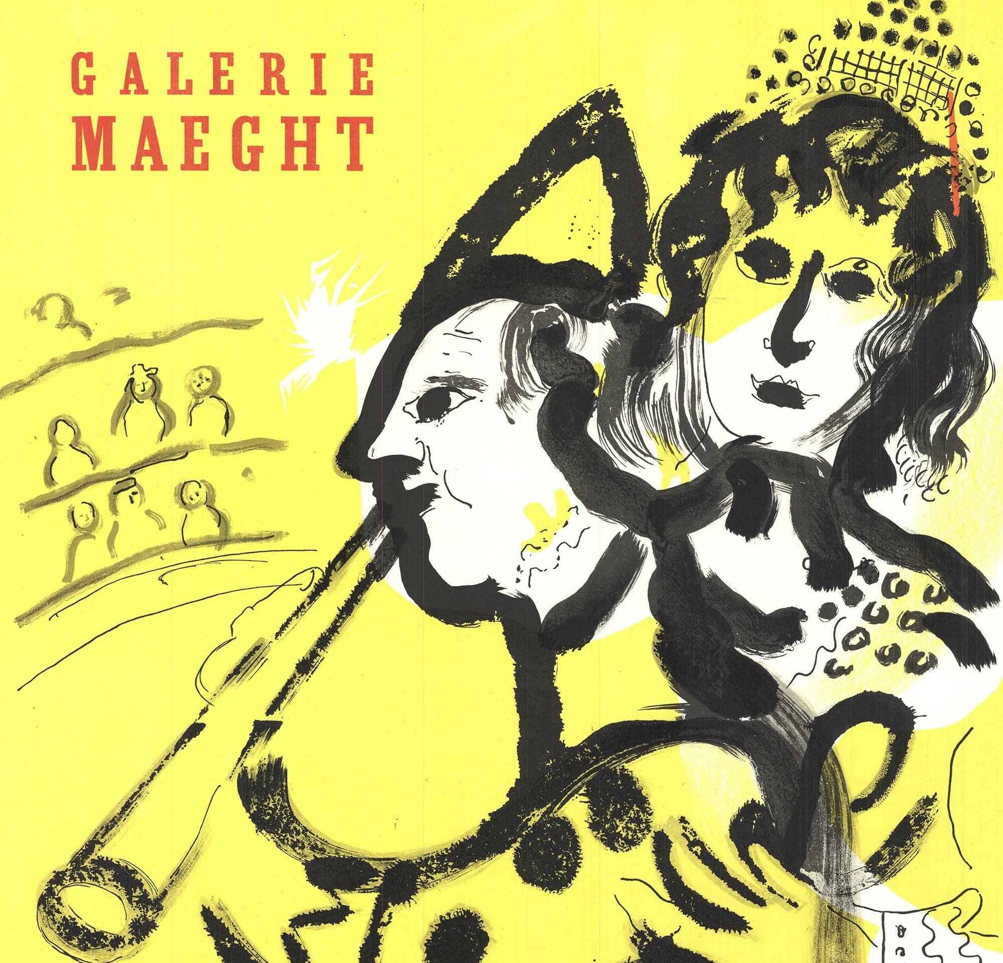 Marc Chagall 'Galerie Maeght' STONE  lithograph For Sale 4