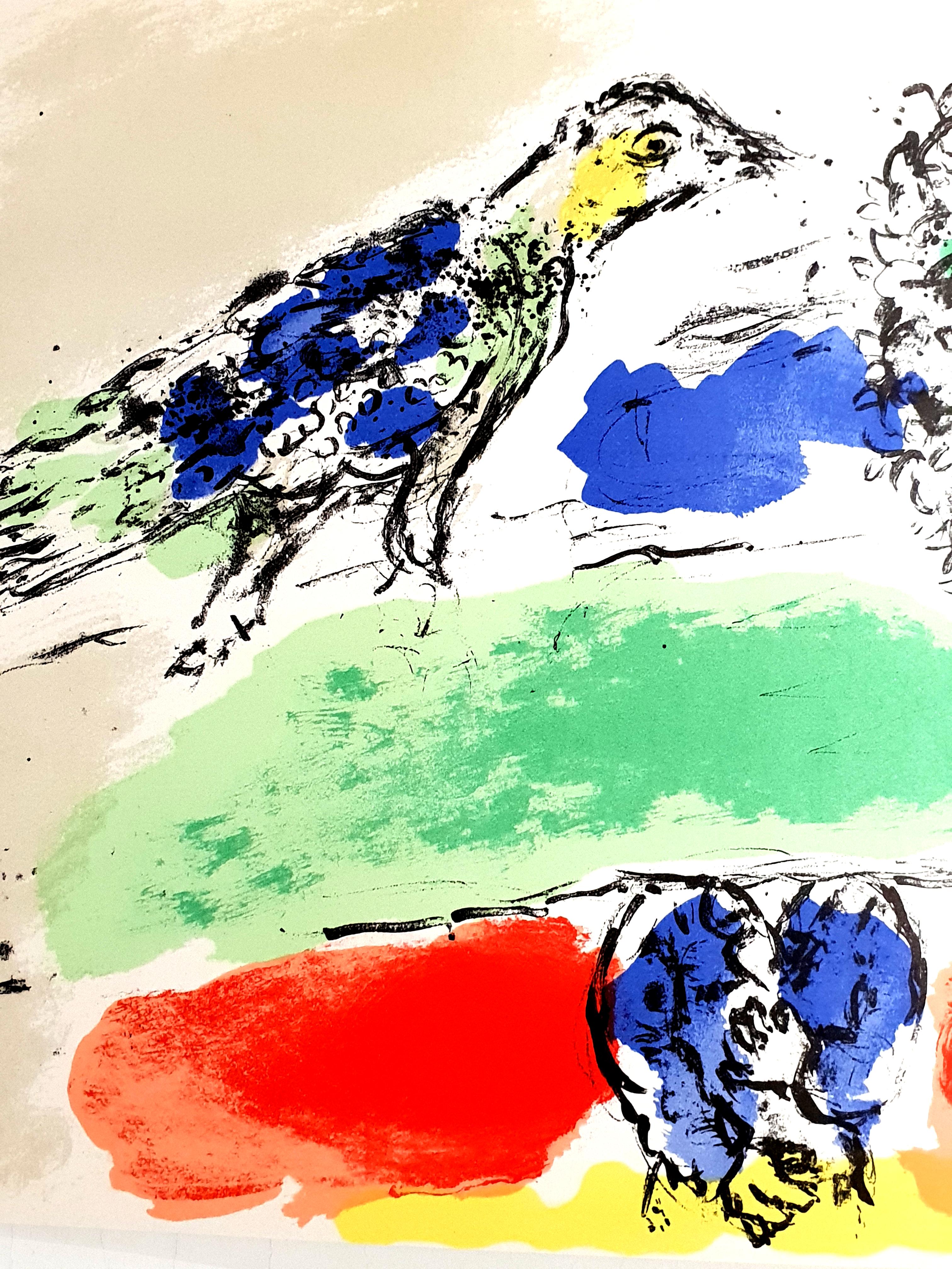 Marc Chagall
Original Lithograph
Double-page spread from the 1974 book 