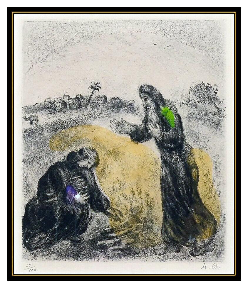 Marc Chagall Authentic, Hand Signed and Numbered Etching, Professionally Custom Framed and listed with the Submit Best Offer option

Accepting Offers Now:  Up for sale here we have an Original Etching by Marc Chagall with hand-applied watercolor on