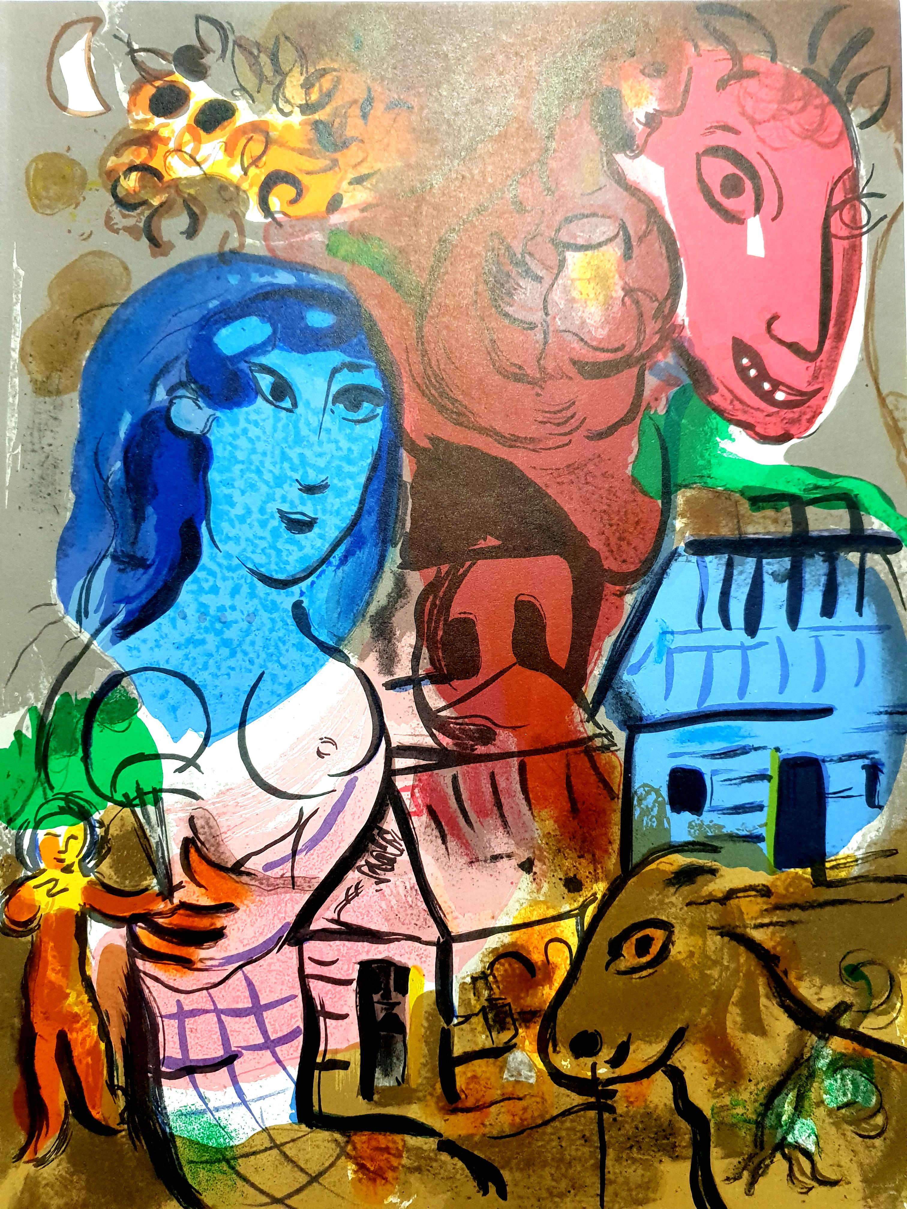 Marc Chagall
Lithographie originale
1969
De la revue XXe siècle, édition de 12 000 exemplaires
Non signé, tel que publié
Dimensions : 32 x 24
Condition : Excellent
Référence : Mourlot 572

Marc Chagall  (né en 1887)

Marc Chagall est né en