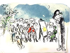 Marc Chagall - Hommage à Julien Cain - Original Lithograph