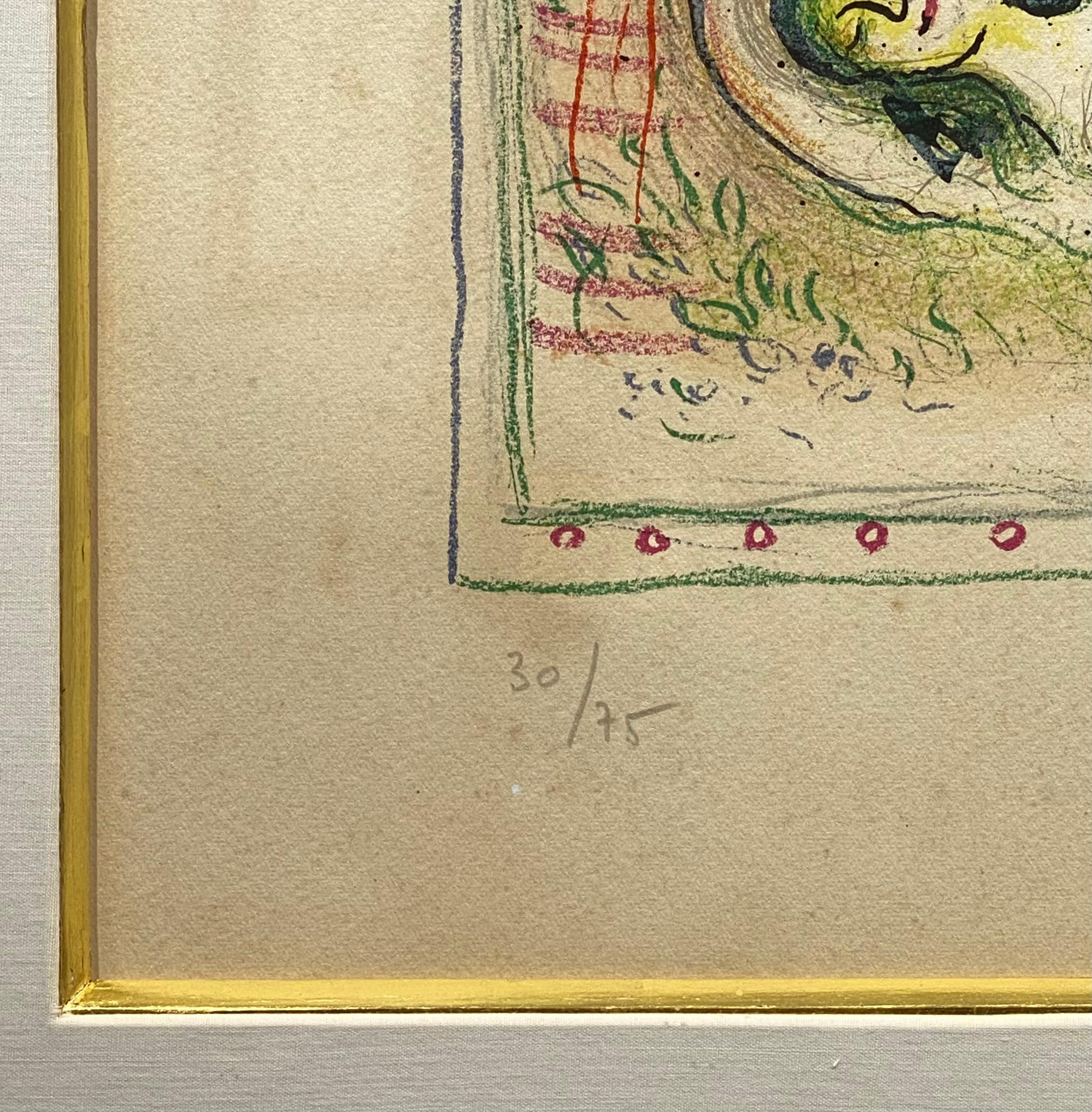 Marc Chagall 1887 - 1985
“Oh happy bridegroom...” from In the Land of the Gods: Plate XII