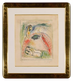 Marc Chagall   “Oh happy bridegroom...” from In the Land of the Gods: Plate XII"