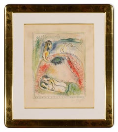 Marc Chagall “Oh happy bridegroom...” from In the Land of the Gods: Plate XII"