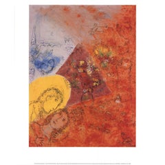 Marc Chagall 'In the Memories of the Painter' 2008- Offset Lithograph