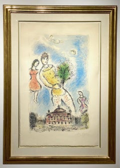 Vintage Marc Chagall "In the Sky of the Opera"