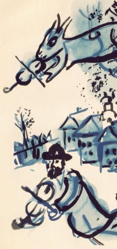 Marc Chagall, In the Village, from Color of Love, 1958 (after)