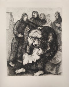 Marc Chagall « Jacob Pleurant Joseph (Jacob Weeps for Joseph), 1956