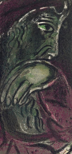 Marc Chagall, Job in Despair, from Drawings for the Bible, 1960