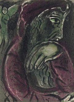 Marc Chagall, Job in Despair, from Drawings for the Bible, 1960