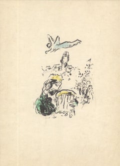 Marc Chagall „King David (blau)“ 1974- Lithographie