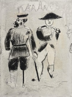 Marc Chagall, Kopeikine or Napoleon, from Dead Souls, 1923–1927