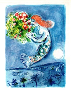 Marc Chagall 'La Baie des Anges' 1963- Vintage