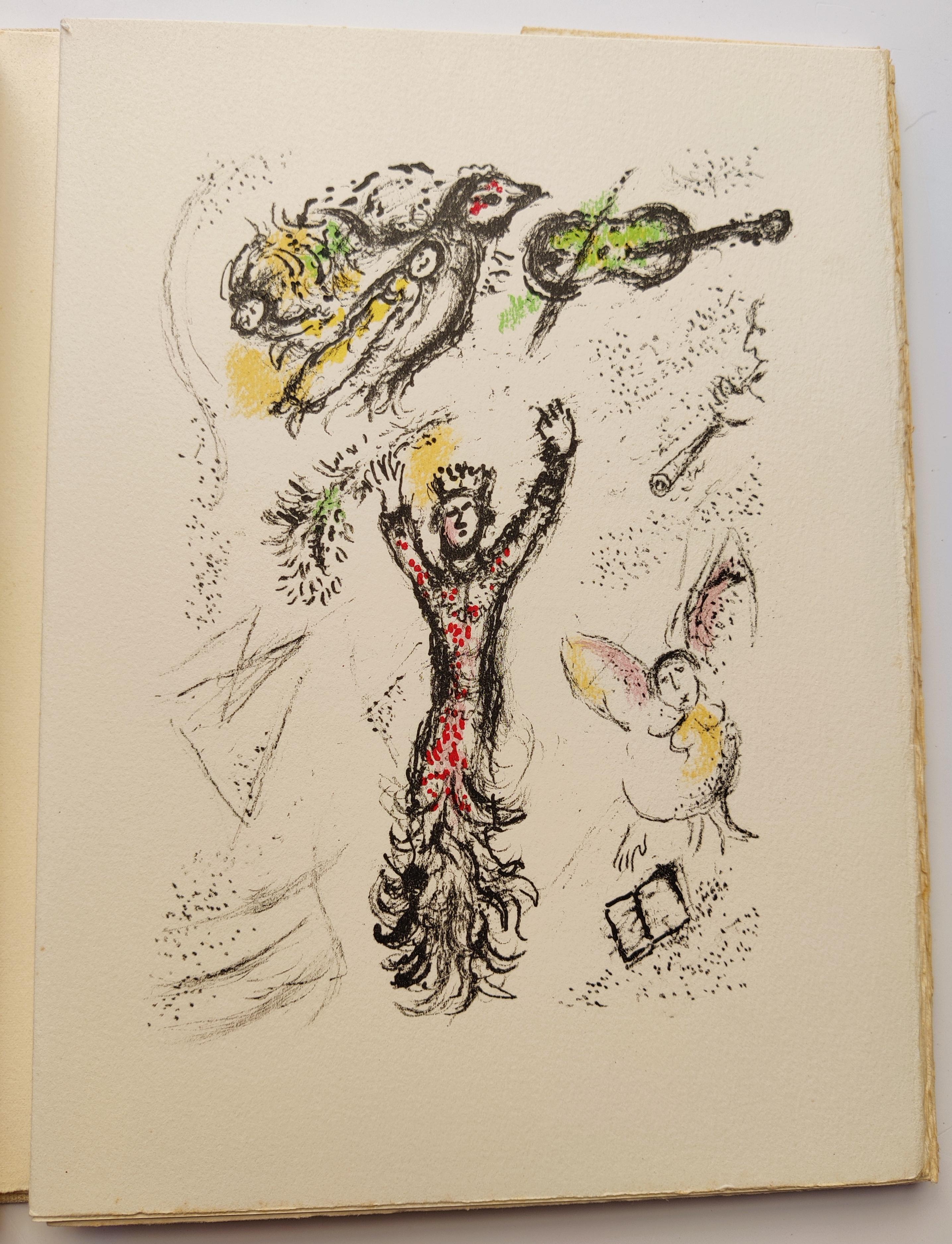 Marc Chagall --  The complete set of 10 lithograp of La Féerie et le Royaume im Angebot 10