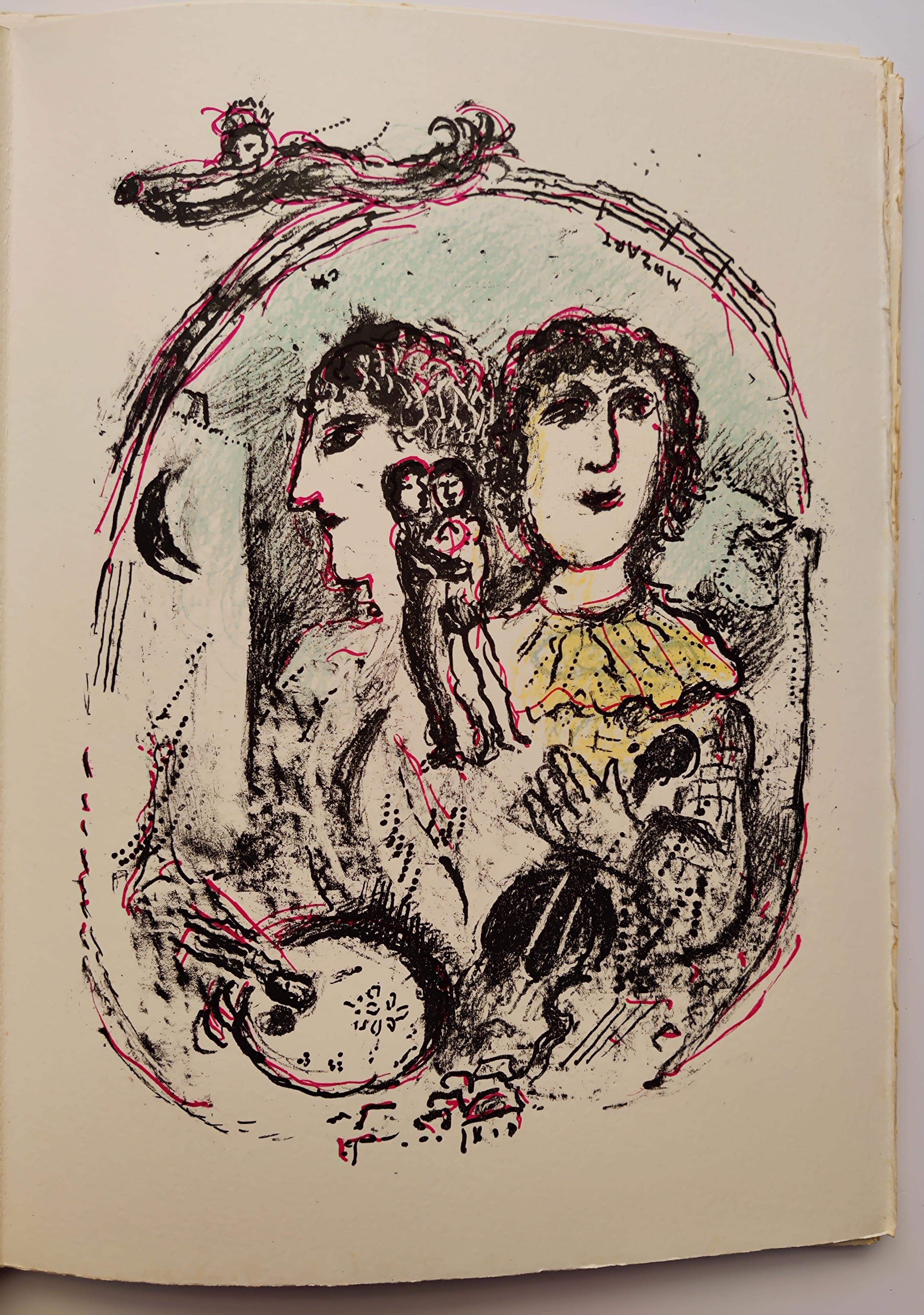 Marc Chagall --  The complete set of 10 lithograp of La Féerie et le Royaume For Sale 11