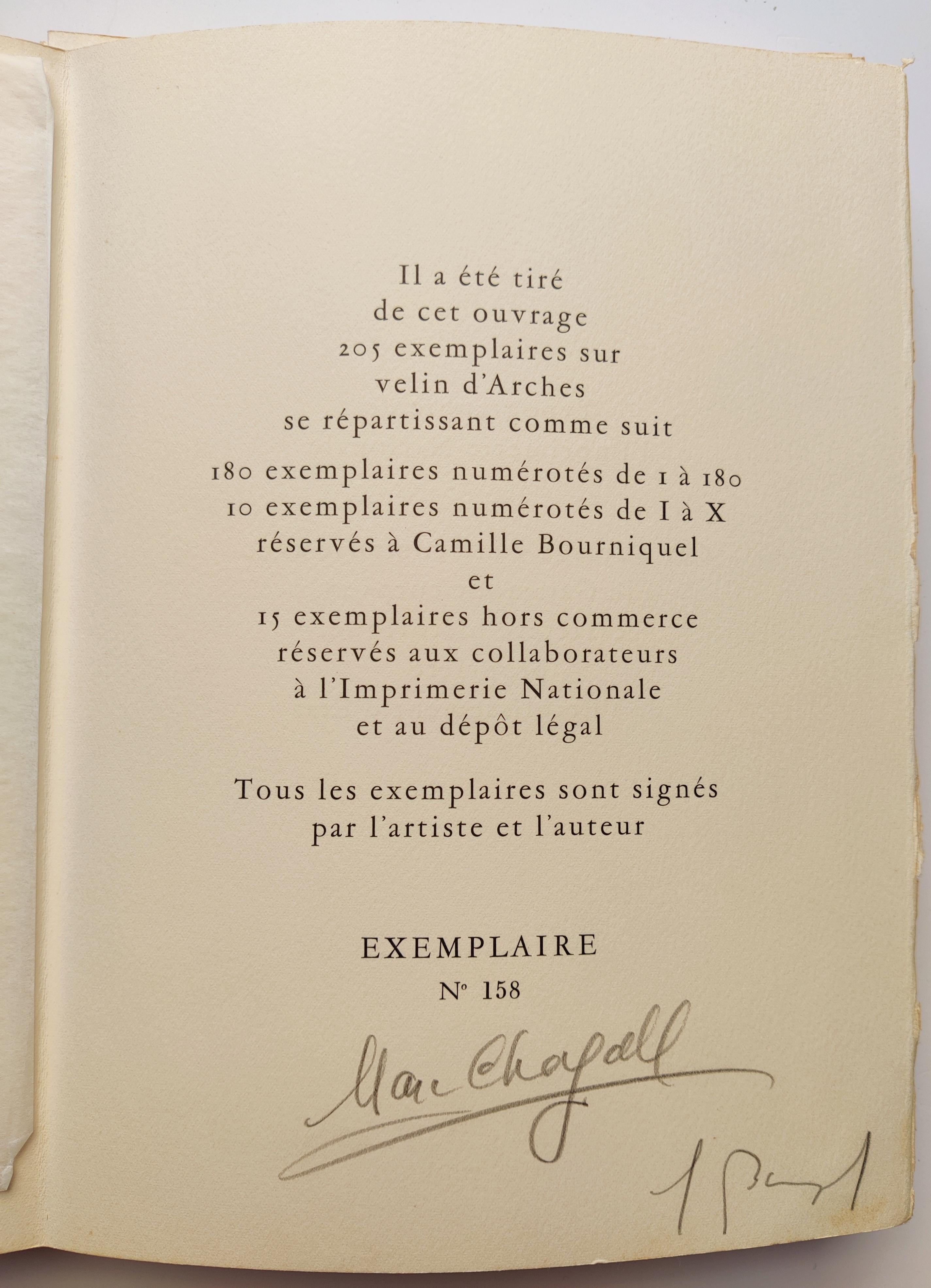 Marc Chagall --  The complete set of 10 lithograp of La Féerie et le Royaume im Angebot 2