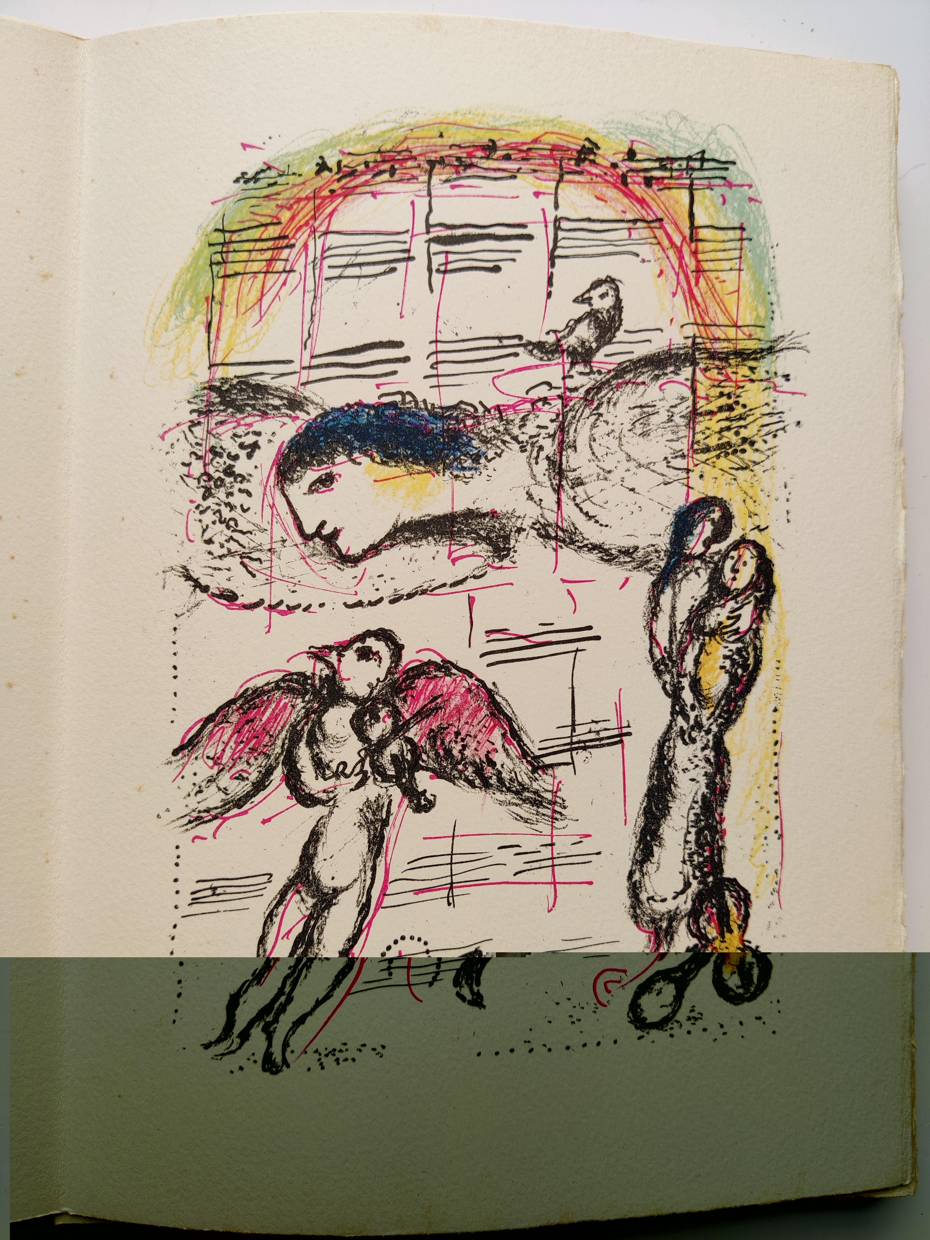 Marc Chagall --  The complete set of 10 lithograp of La Féerie et le Royaume For Sale 5