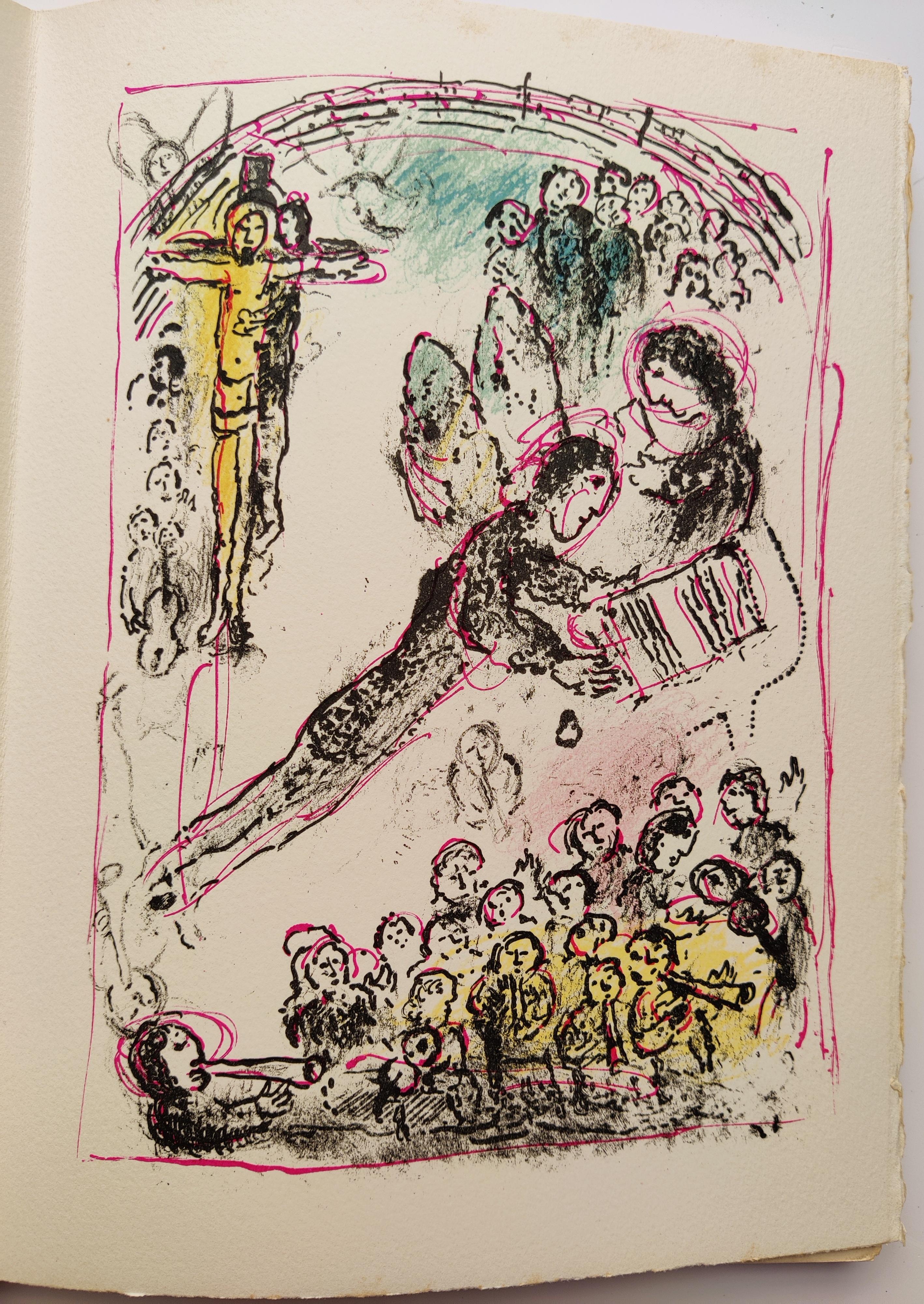 Marc Chagall --  The complete set of 10 lithograp of La Féerie et le Royaume For Sale 8