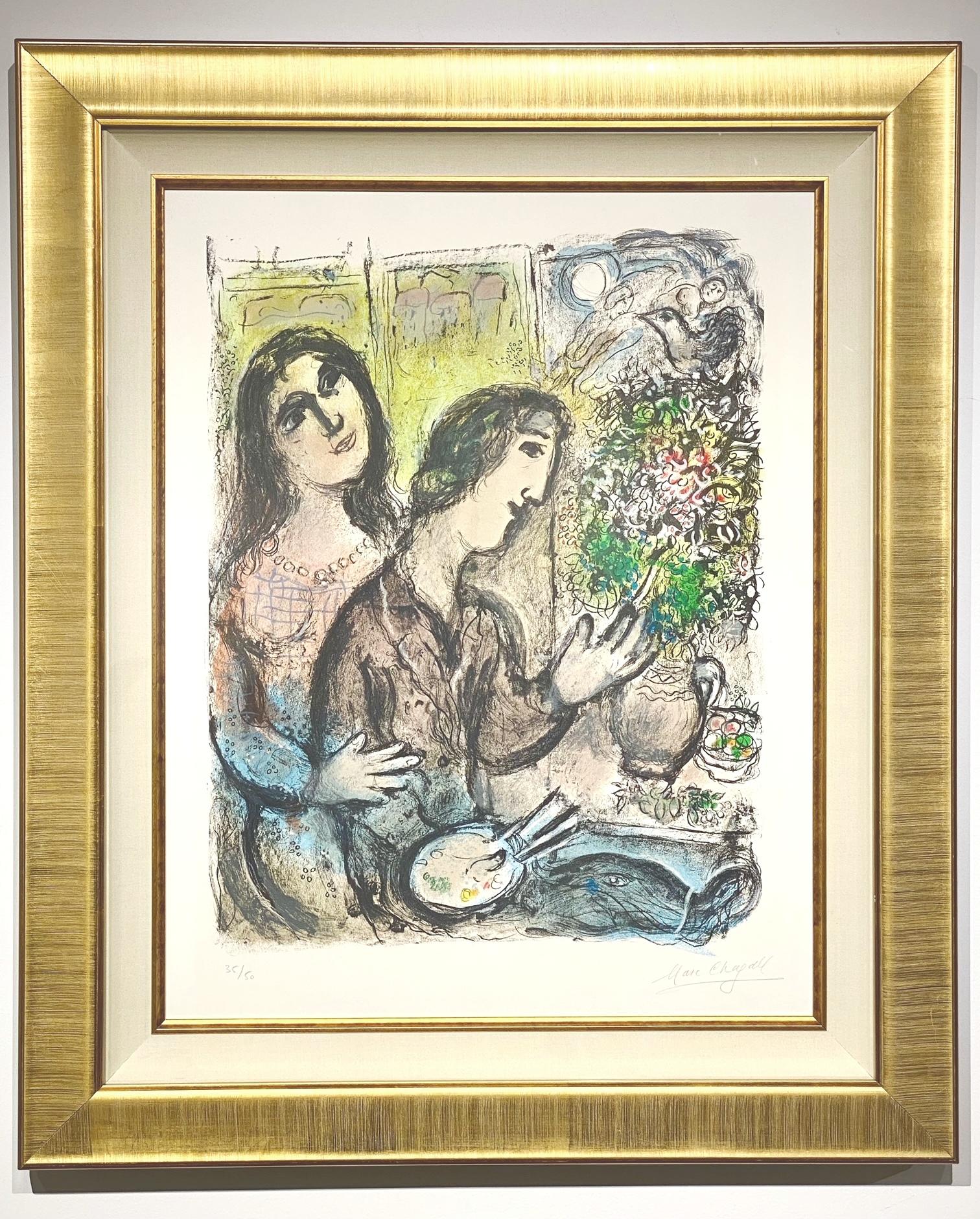 Marc Chagall ”La Femme du Peintre”. For Sale 4