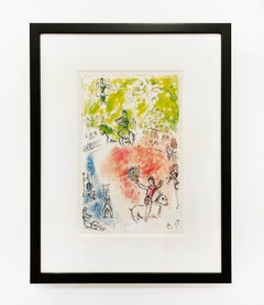 Marc Chagall "La Parade" lithograph from Derriere le Miroir