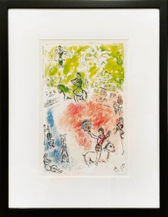 Marc Chagall "La Parade" lithograph from Derriere le Miroir