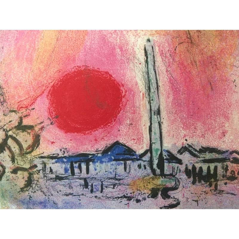 Marc Chagall - La Place de la Concorde - Original Lithograph 2