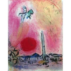 Marc Chagall - La Place de la Concorde - Original Lithograph