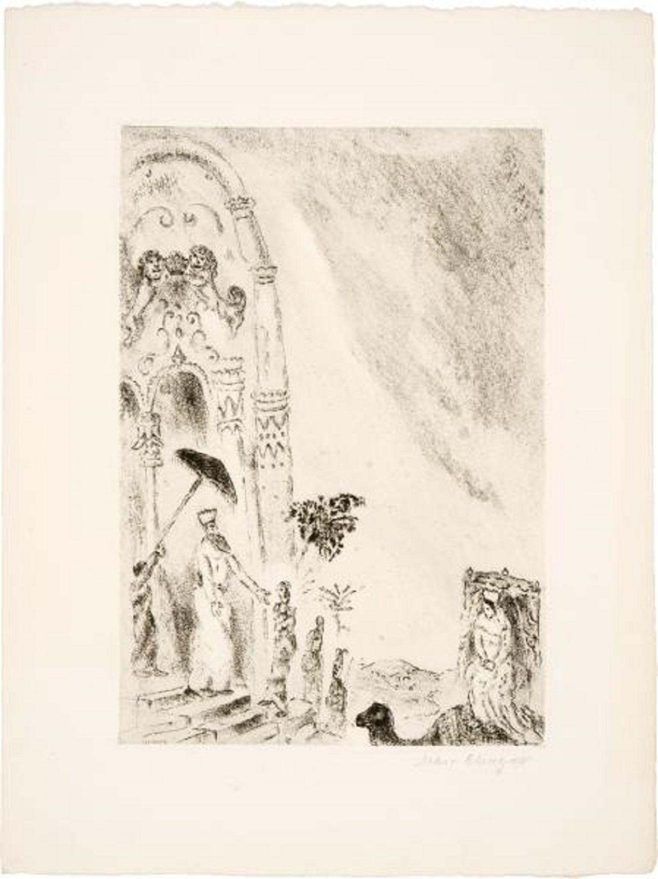 Marc Chagall  “La reine de Seba Sorlier 278” 3