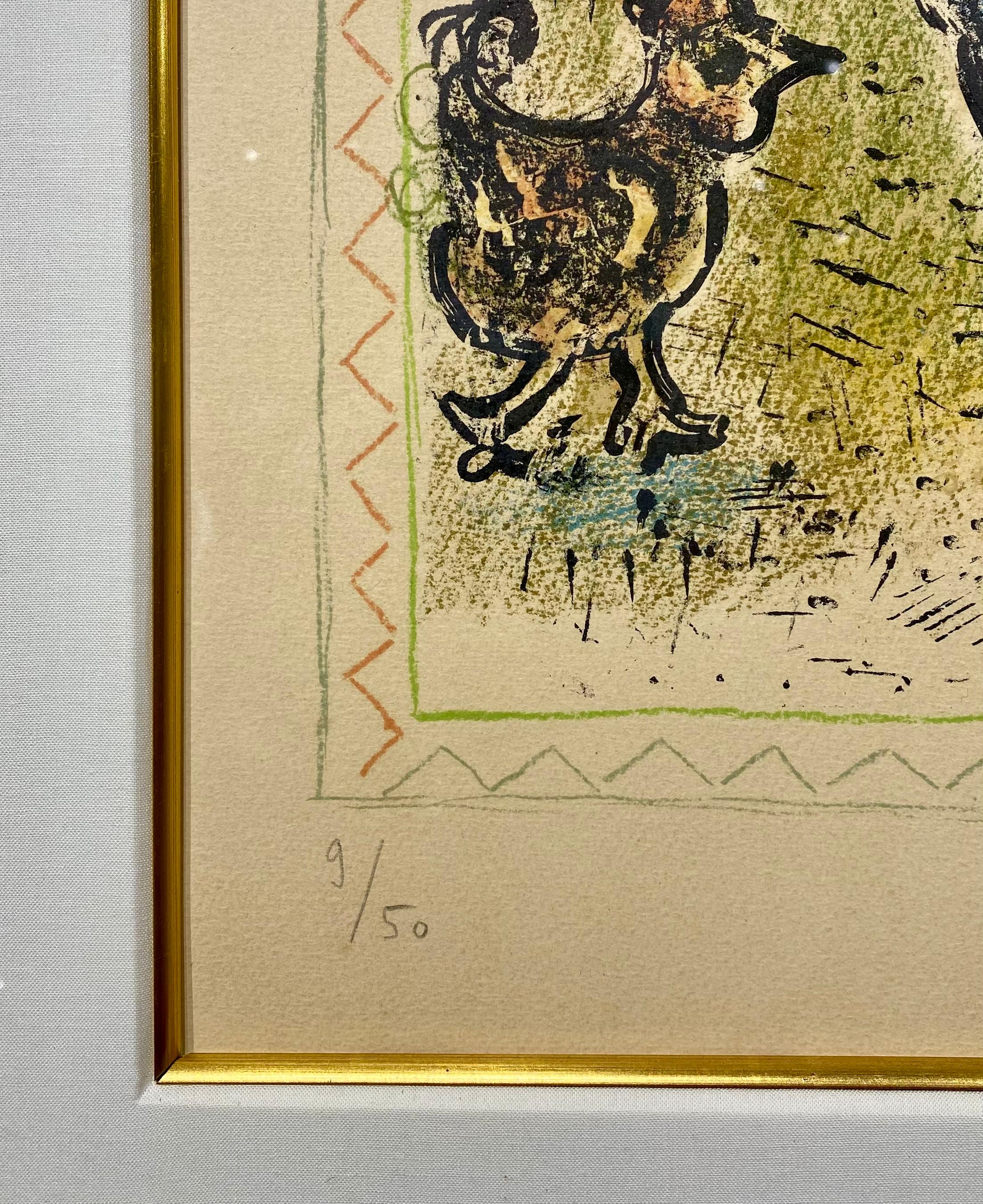 chagall circus lithograph