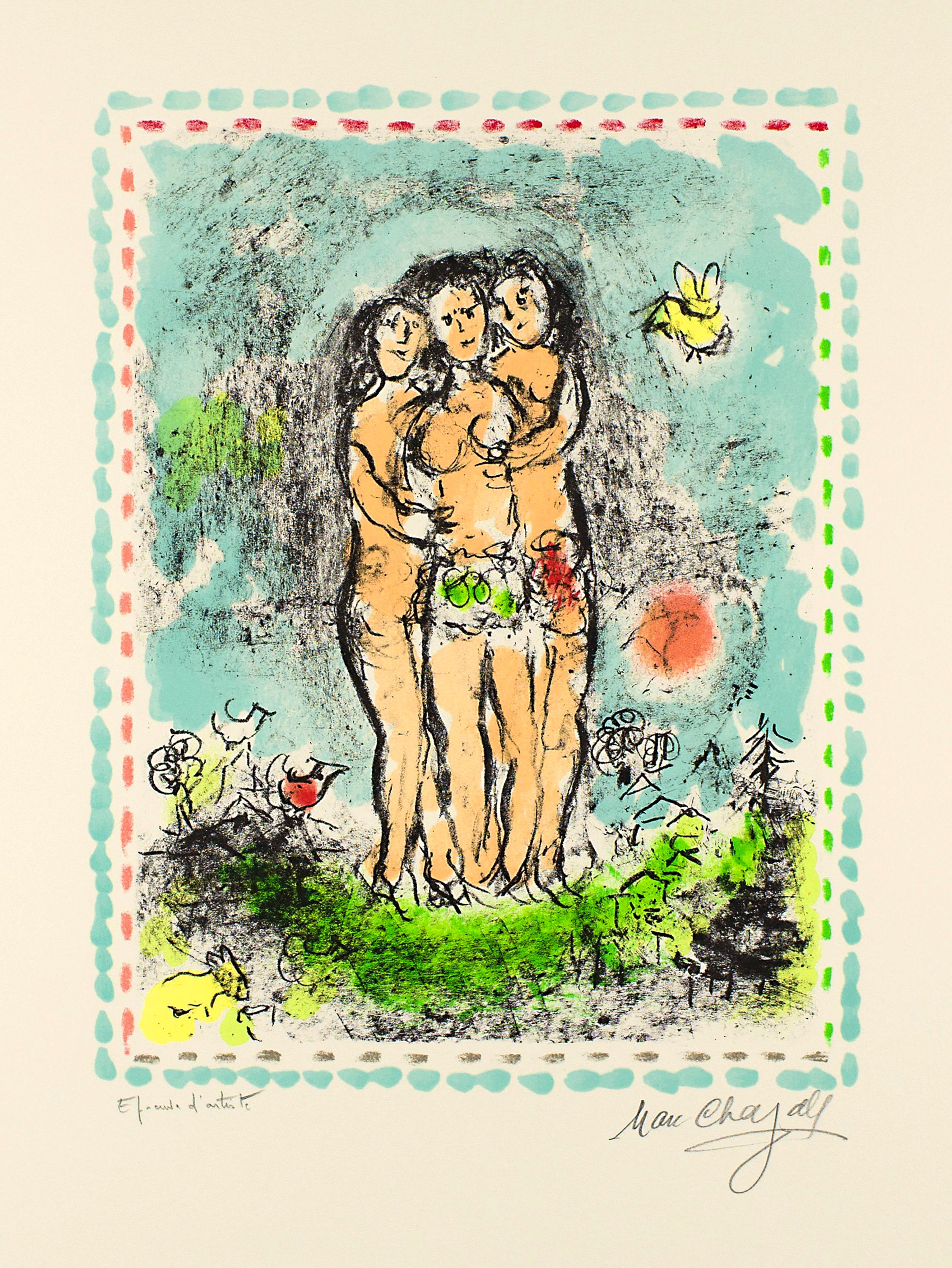 Marc Chagall “Les trois nus” 3