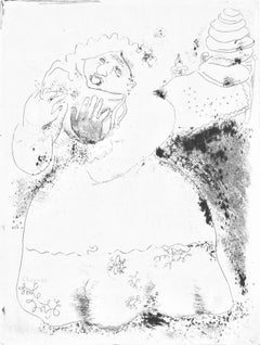 Marc Chagall, Madame Korobotchka, from Nicolas Gogol, Dead Souls, 1923-1927
