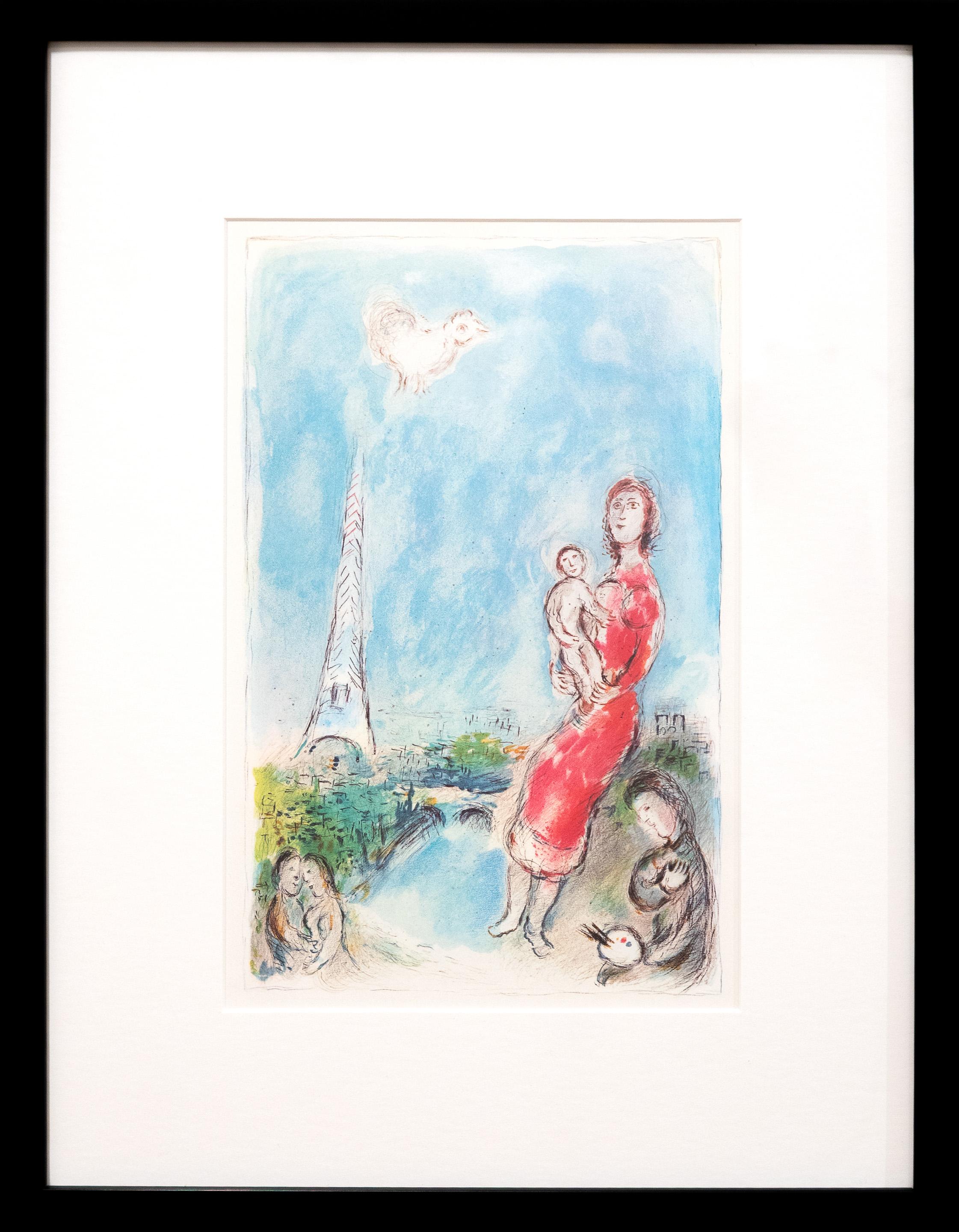 Künstler:  Chagall (nach), Marc 
Titel:  Maternite Rouge (Rotes Umstandsmädchen)
Serie:  Derriere le Miroir
Datum:  1981
Medium:  Offset-Lithographie
Ungerahmt Abmessungen:  15" x 11"
Gerahmt Abmessungen:  21.5" x 16.5"
Unterschrift: 
