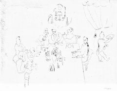 Marc Chagall, Meal at Manilov's, from Nicolas Gogol, Dead Souls, 1923-1927