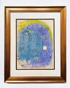 Marc Chagall "Mére et Enfant devant Notre-Dame" lithograph