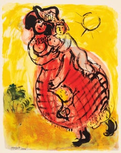 Marc Chagall, Mexican Peasant Woman, from Color of Love, 1958 (after)