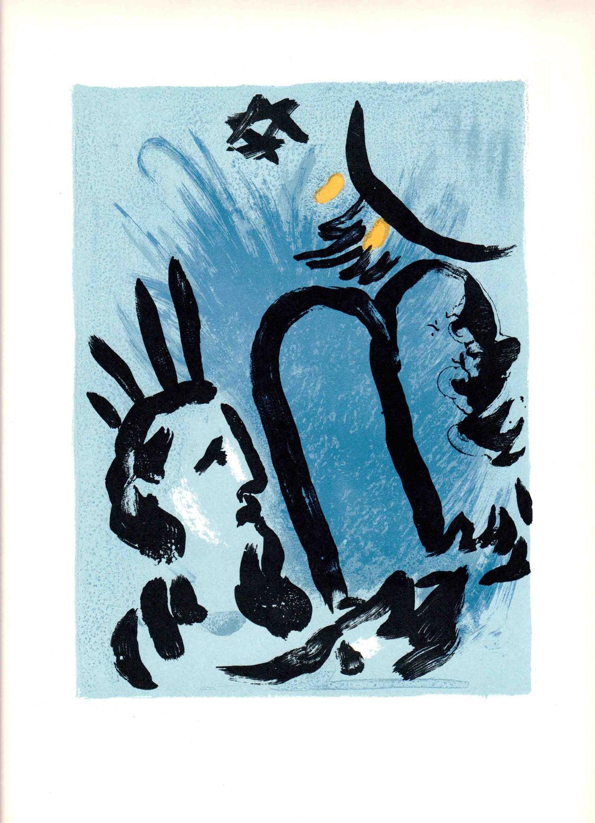 Marc Chagall 'Moise' 1963- Vintage