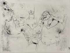 Marc Chagall, Morning Tea, from Dead Souls, 1923–1927