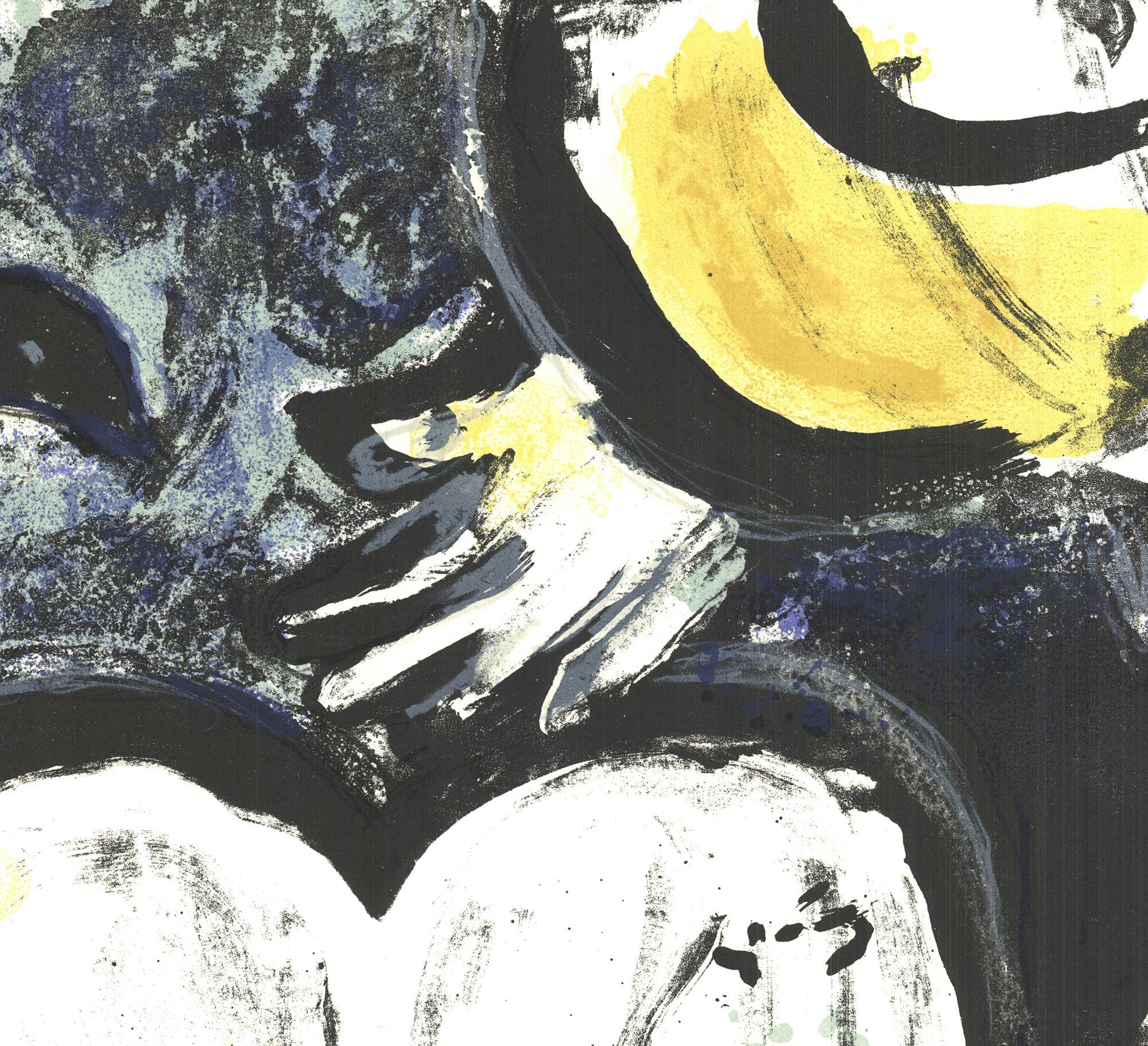 'Moses and the Tablets of The Law' 1962- Lithograph - Modern Print by Marc Chagall