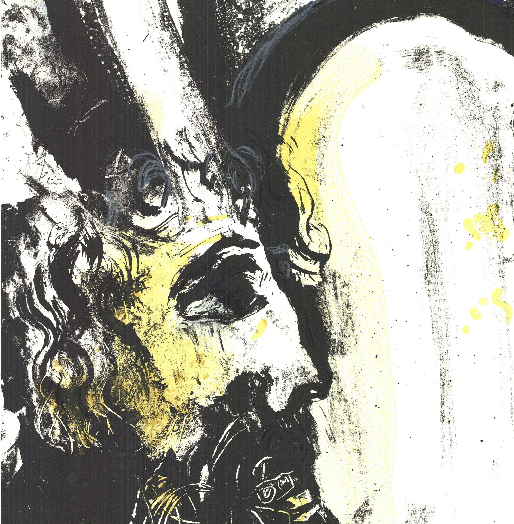 This original lithograph, printed by the renowned Mourlot Studios in Paris and referenced in Sorlier’s catalogue raisonné, was created for the Chagall and the Bible exhibition at the Roth Museum in Geneva, held from July to August 1962. Published by