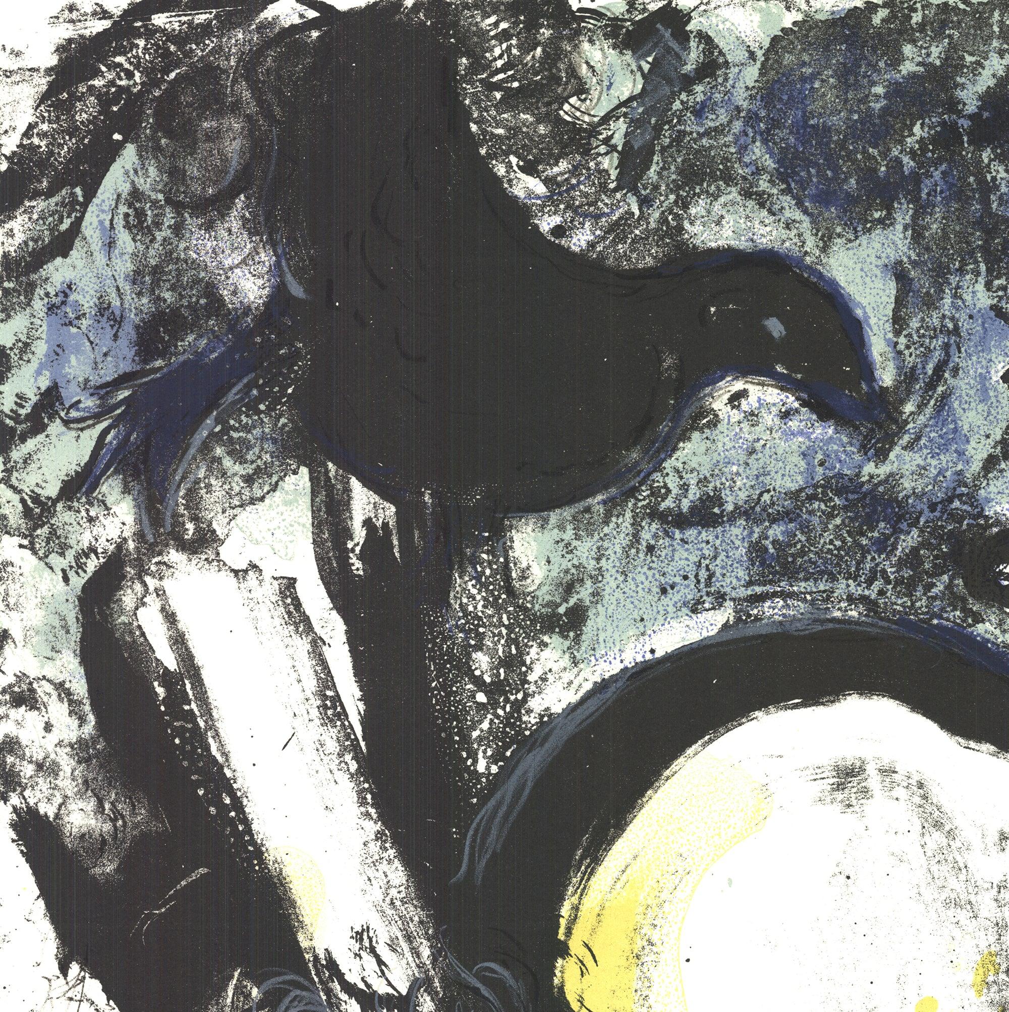 'Moses and the Tablets of The Law' 1962- Lithograph For Sale 1