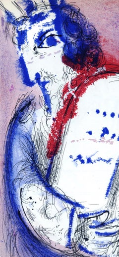 Marc Chagall, Moses III, from Drawings for the Bible, 1960